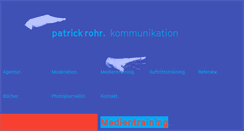Desktop Screenshot of patrickrohr.ch